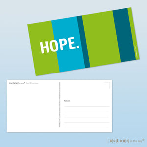 Postkarte "HOPE."