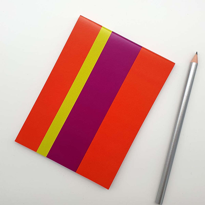 Notizblock für Kunstliebhaber | Format DIN A6 | Motiv "Be different!"