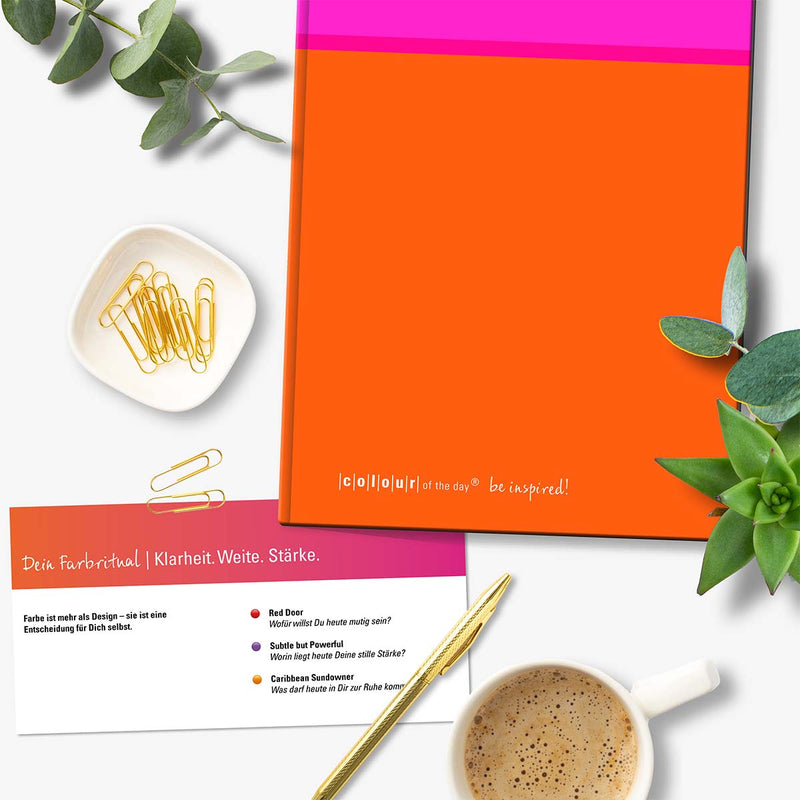 Hochwertiges Notizbuch | Formate DIN A4 + DIN A5 | Design-Cover "Subtle but powerful"