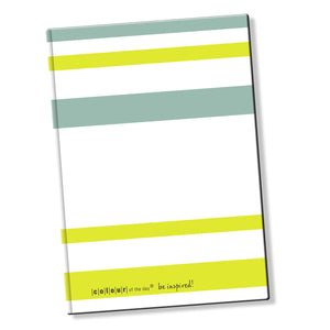 Hochwertiges Notizbuch | Formate DIN A4 + DIN A5 | Design-Cover "Light and Happiness"