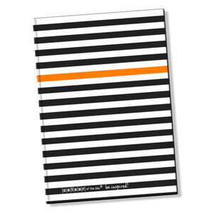Notizbuch "More than just black and white" + gratis Lesezeichen