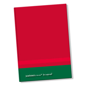 Hochwertiges Notizbuch | Formate DIN A4 + DIN A5 | Design-Cover "Inspired by X-Mas"
