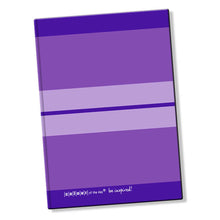 Hochwertiges Notizbuch | Formate DIN A4 + DIN A5 | Design-Cover "Purple Rain"