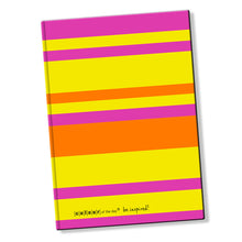 Hochwertiges Notizbuch | Formate DIN A4 + DIN A5 | Design-Cover "Shocked by colour"