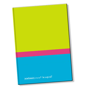 Hochwertiges Notizbuch | Formate DIN A4 + DIN A5 | Design-Cover "Summer is back!"