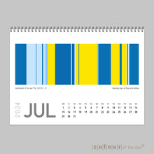 Fröhlicher Tischkalender "Colour Explosion" 2024 | Format DIN A6