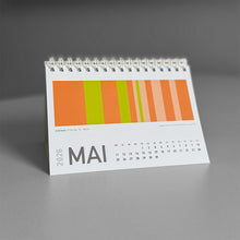 Fröhlicher Tischkalender "Colour Explosion" 2026 | Format DIN A6