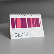 Fröhlicher Tischkalender "Colour Explosion" 2026 | Format DIN A6