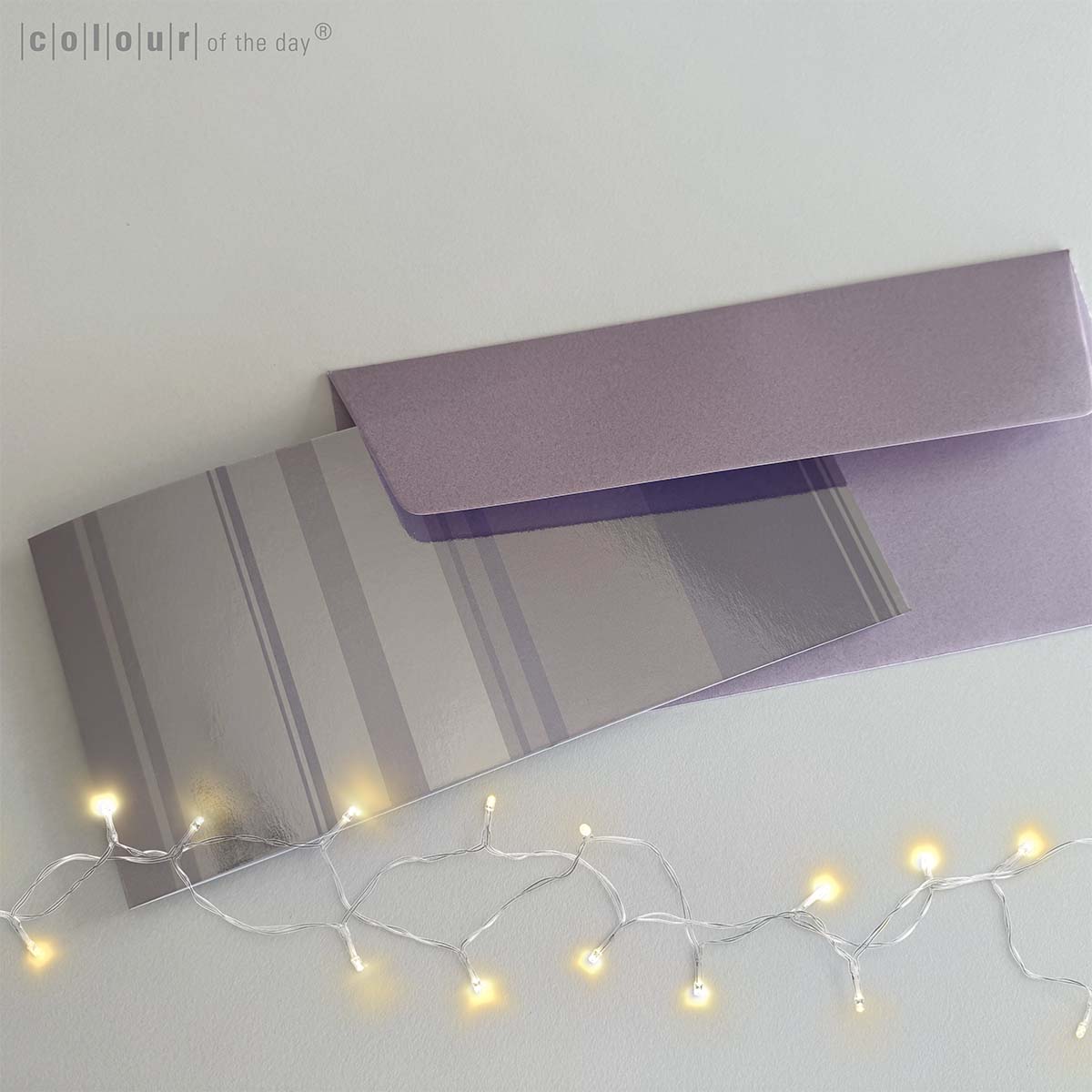 Weihnachtskarte “Peace on Earth” | Klappkarte DIN lang mit hochwertigem Kuvert