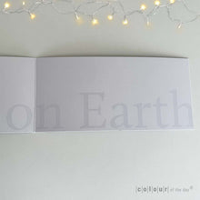 Weihnachtskarte “Peace on Earth” | Klappkarte DIN lang mit hochwertigem Kuvert