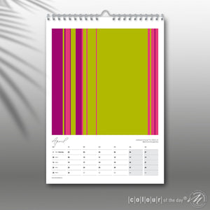 Moderner Kunstkalender 2024 | Format DIN A4 | WallArt Colour Explosion