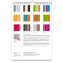 Großformatiger, moderner Kunstkalender 2026 | Format DIN A2 | WallArt Colour Explosion