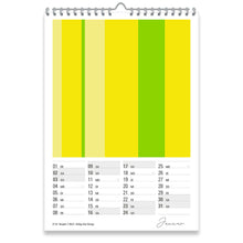 Wandkalender 2027 DIN A2 – Moderner Kunstkalender | Colour Explosion