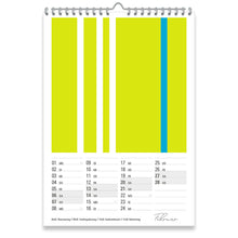 Wandkalender 2027 DIN A2 – Moderner Kunstkalender | Colour Explosion