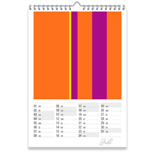 Wandkalender 2027 DIN A2 – Moderner Kunstkalender | Colour Explosion