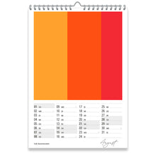 Wandkalender 2027 DIN A2 – Moderner Kunstkalender | Colour Explosion