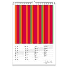 Wandkalender 2027 DIN A2 – Moderner Kunstkalender | Colour Explosion