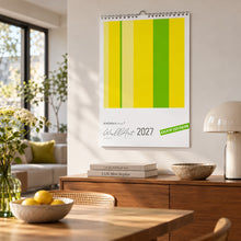 Wandkalender 2027 DIN A2 – Moderner Kunstkalender | Colour Explosion