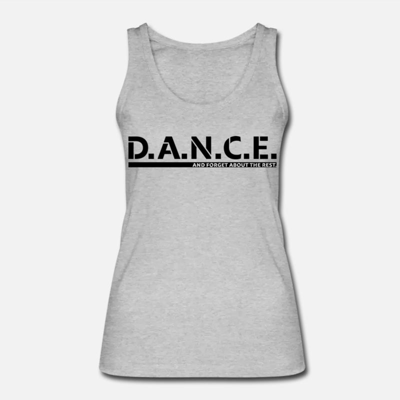 Damen Bio Tank Top: "D.A.N.C.E." – 6 Farben zur Auswahl - Bekleidung - |c|o|l|o|u|r| of the day®