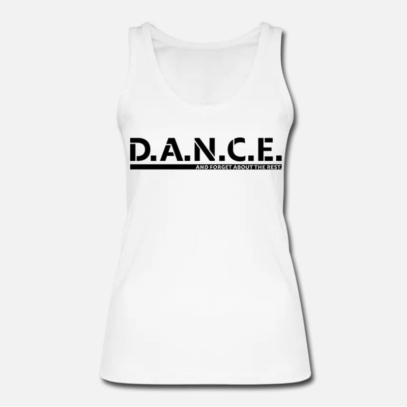Damen Bio Tank Top: "D.A.N.C.E." – 6 Farben zur Auswahl - Bekleidung - |c|o|l|o|u|r| of the day®