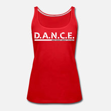 Damen Premium Tank Top: "D.A.N.C.E." – 8 Farben zur Auswahl - Bekleidung - |c|o|l|o|u|r| of the day®