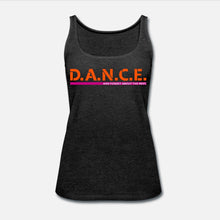 Damen Premium Tank Top: "D.A.N.C.E." – 8 Farben zur Auswahl - Bekleidung - |c|o|l|o|u|r| of the day®