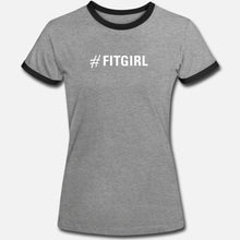 Damen Retro - Shirt "FITGIRL" – 5 Farben zur Auswahl - Bekleidung - |c|o|l|o|u|r| of the day®