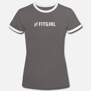 Damen Retro - Shirt "FITGIRL" – 5 Farben zur Auswahl - Bekleidung - |c|o|l|o|u|r| of the day®