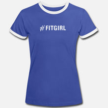 Damen Retro - Shirt "FITGIRL" – 5 Farben zur Auswahl - Bekleidung - |c|o|l|o|u|r| of the day®