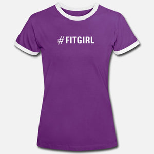 Damen Retro - Shirt "FITGIRL" – 5 Farben zur Auswahl - Bekleidung - |c|o|l|o|u|r| of the day®