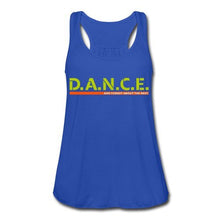 Damen Tank Top mit modischem Detail: "D.A.N.C.E." – Royalblau - Bekleidung - |c|o|l|o|u|r| of the day®