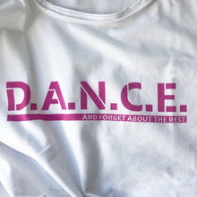 Damen Vintage T - Shirt: "D.A.N.C.E." – Innocent White / Multicolor - Bekleidung - |c|o|l|o|u|r| of the day®