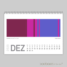 Fröhlicher Tischkalender "Colour Explosion" 2025 | Format DIN A6 - Kalender - |c|o|l|o|u|r| of the day®