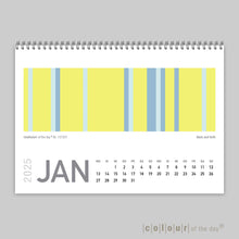 Fröhlicher Tischkalender "Colour Explosion" 2025 | Format DIN A6 - Kalender - |c|o|l|o|u|r| of the day®