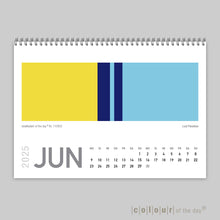 Fröhlicher Tischkalender "Colour Explosion" 2025 | Format DIN A6 - Kalender - |c|o|l|o|u|r| of the day®