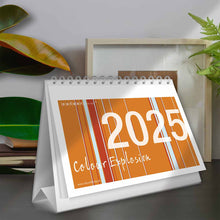 Fröhlicher Tischkalender "Colour Explosion" 2025 | Format DIN A6 - Kalender - |c|o|l|o|u|r| of the day®