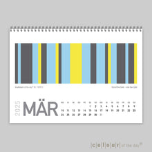 Fröhlicher Tischkalender "Colour Explosion" 2025 | Format DIN A6 - Kalender - |c|o|l|o|u|r| of the day®