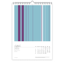 Großformatiger, moderner Kunstkalender 2025 | Format DIN A2 | Blue Dreams - Kalender - |c|o|l|o|u|r| of the day®