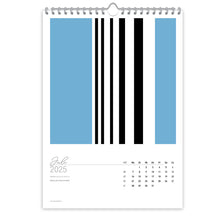 Großformatiger, moderner Kunstkalender 2025 | Format DIN A2 | Blue Dreams - Kalender - |c|o|l|o|u|r| of the day®