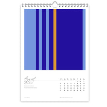 Großformatiger, moderner Kunstkalender 2025 | Format DIN A2 | Blue Dreams - Kalender - |c|o|l|o|u|r| of the day®