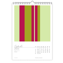 Großformatiger, moderner Kunstkalender 2025 | Format DIN A2 | Green Serenity - Kalender - |c|o|l|o|u|r| of the day®