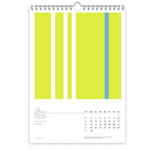 Großformatiger, moderner Kunstkalender 2025 | Format DIN A2 | Green Serenity - Kalender - |c|o|l|o|u|r| of the day®