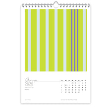 Großformatiger, moderner Kunstkalender 2025 | Format DIN A2 | Green Serenity - Kalender - |c|o|l|o|u|r| of the day®