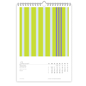 Großformatiger, moderner Kunstkalender 2025 | Format DIN A2 | Green Serenity - Kalender - |c|o|l|o|u|r| of the day®