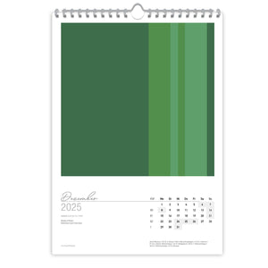 Großformatiger, moderner Kunstkalender 2025 | Format DIN A2 | Green Serenity - Kalender - |c|o|l|o|u|r| of the day®