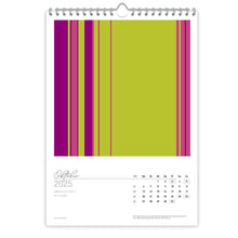 Großformatiger, moderner Kunstkalender 2025 | Format DIN A2 | Green Serenity - Kalender - |c|o|l|o|u|r| of the day®