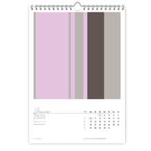 Großformatiger, moderner Kunstkalender 2025 | Format DIN A2 | Pink Edition - Kalender - |c|o|l|o|u|r| of the day®