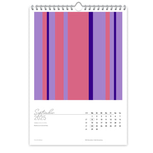 Großformatiger, moderner Kunstkalender 2025 | Format DIN A2 | Pink Edition - Kalender - |c|o|l|o|u|r| of the day®