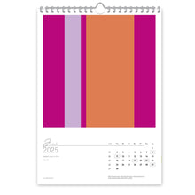 Großformatiger, moderner Kunstkalender 2025 | Format DIN A2 | Pink Edition - Kalender - |c|o|l|o|u|r| of the day®