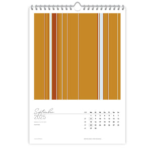 Großformatiger, moderner Kunstkalender 2025 | Format DIN A2 | WallArt Colour Explosion - Kalender - |c|o|l|o|u|r| of the day®